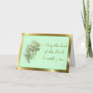 CARTÃO HAPPY ST. PATRICKS DAY IRISH CLOVER - ST. PADDY'S