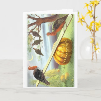 Cartão Happy Thanksgiving Greeting Card