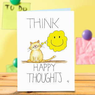 Cartão HAPPY THOUGHTS greeting card by Nicole Janes