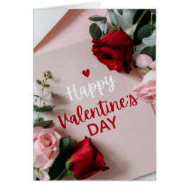 Cartão Happy Valentine's Day