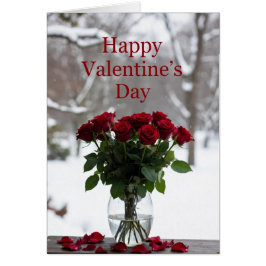 Cartão Happy Valentine's Day