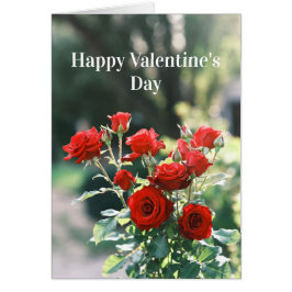 Cartão Happy Valentine's Day Card