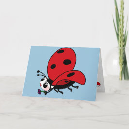 Cartão Happy Wings Ladybug 