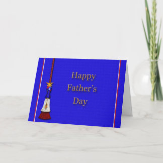Cartão HappyFathersDay militar