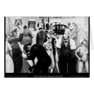 Cartão Harlem Renaissance Art - "Black Belt"