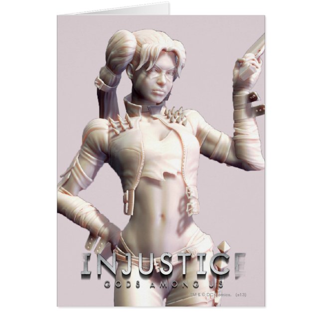 Cartão Harley Quinn Alternativa 2 (Frente)