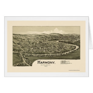 Cartão Harmonia, mapa panorâmico do PA - 1901