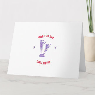 Cartão Harp é o meu namorados