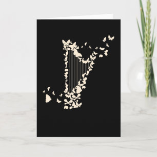 Cartão Harp Harpists