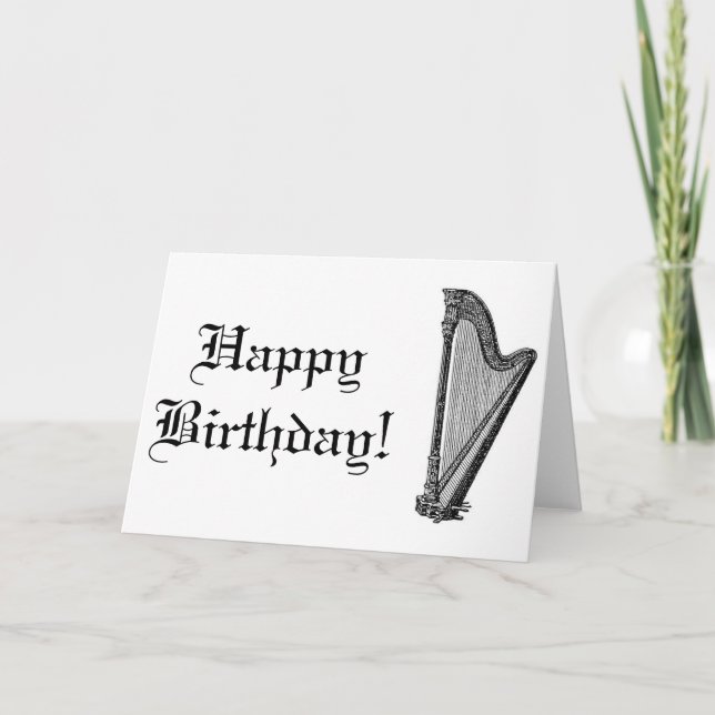 Cartão Harpa (Frente)