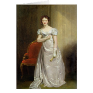 Cartão Harriet Smithson (1800-54) como a senhorita