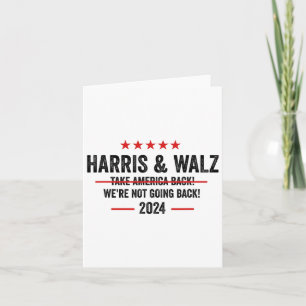 Cartão Harris 2024 Para O Presidente Harris Walz 2024 Ant