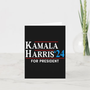 Cartão Harris 2024 Para Presidente Eleição Votação Para K