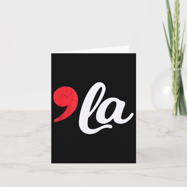 Cartão Harris 2024 Presidente Comma La Funny 1 (Frente)