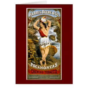 Cartão Harris, Beebe, & Co. - tabaco de mastigação de