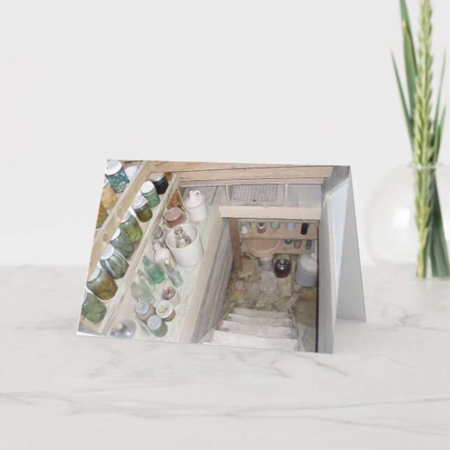 Cartão “Harris House Cellar” de Melhoras (Frente)