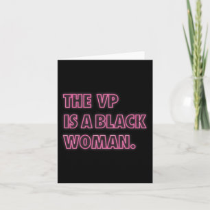Cartão Harris Vp O Vp É Uma Mulher Negra
