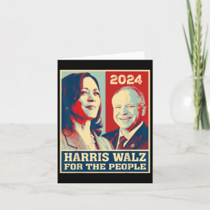 Cartão Harris W 2024 Para Os Democratas Pessoas Vote Kama