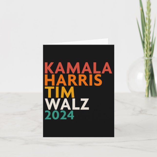 Cartão Harris Waltz 2024 (Frente)