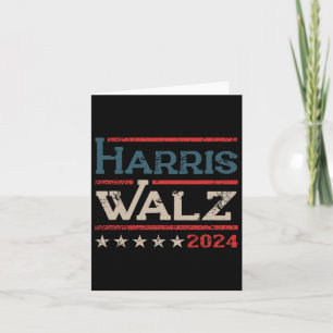 Cartão Harris Waltz Vintage Harris Waltz 2024 Kamala Harr