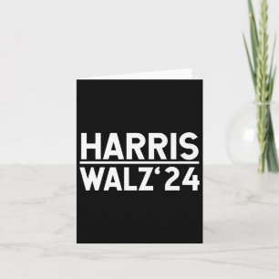 Cartão Harris-walz-2024 Eleito Men Mulheres Crianças Harr