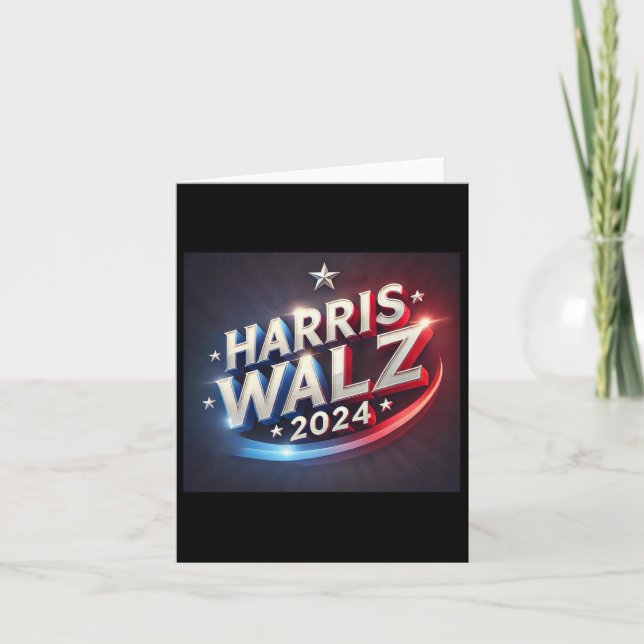 Cartão Harris WAlzheimer 2024 Presidência (Frente)