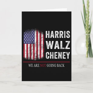 Cartão Harris Wheimer Cheney - Obrigado Liz Republicano S