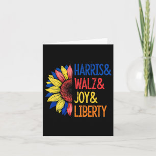 Cartão Harris Wheimer Joy Liberty - Harris Waltz 2024 Ret