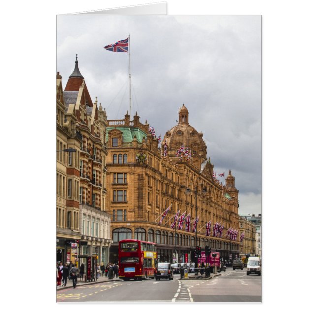 Cartão Harrods of Knightsbridge (Frente)