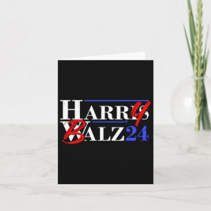 Cartão Harry B 2024 Engraçado Kamala Harris E Tim W 2024 