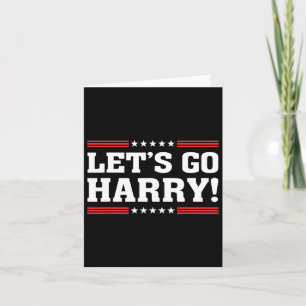 Cartão Harry B Funny Harris W Vamos Go Harry 2024 Kamala