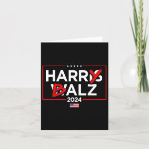 Cartão Harry Bheimer Harris 24 Kamala Harris Para Preside