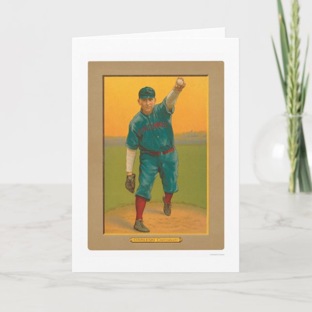 Cartão Harry Coveleski Reds Baseball 1911 (Frente)