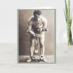 Cartão Harry Houdini