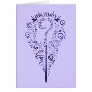 Cartão Harry Potter Aguamenti Obliviate Graphic