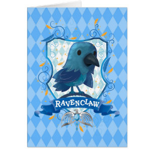 Cartão Harry Potter   Cativante Brasão da CORVIDAS™