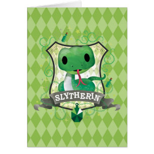 Cartão Harry Potter Charmoso Brasão SLYTHERIN™