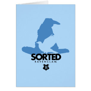 Cartão Harry Potter Classificado Na Casa RAVENCLAW™