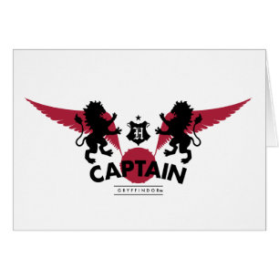 Cartão Harry Potter GRYFFINDOR™ House Quidditat Capitão