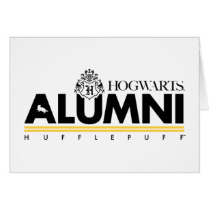 Cartão Harry Potter HOGWARTS™ Alumni HUFFLUFF™