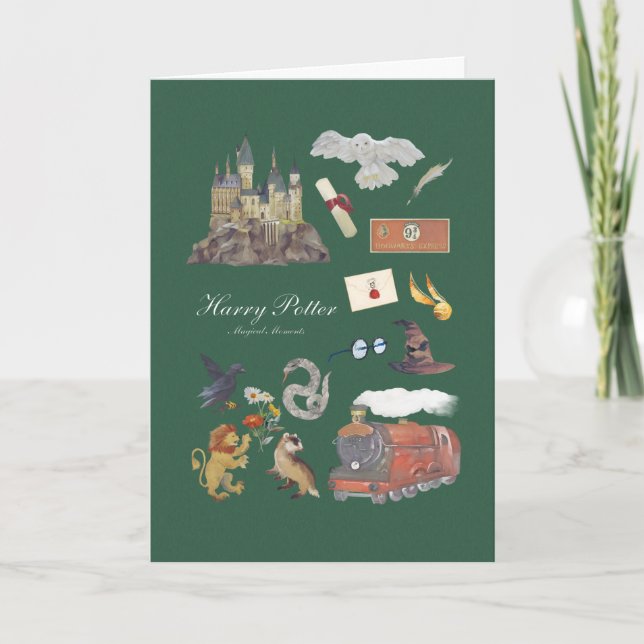 Cartão HARRY POTTER™ | Momentos mágicos (Frente)