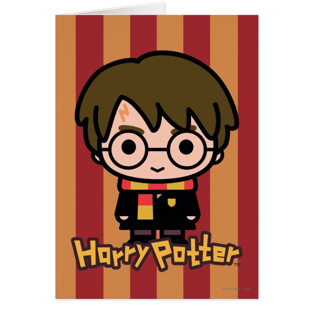 Cartão Harry Potter Personagem de desenho animado Art (Frente)