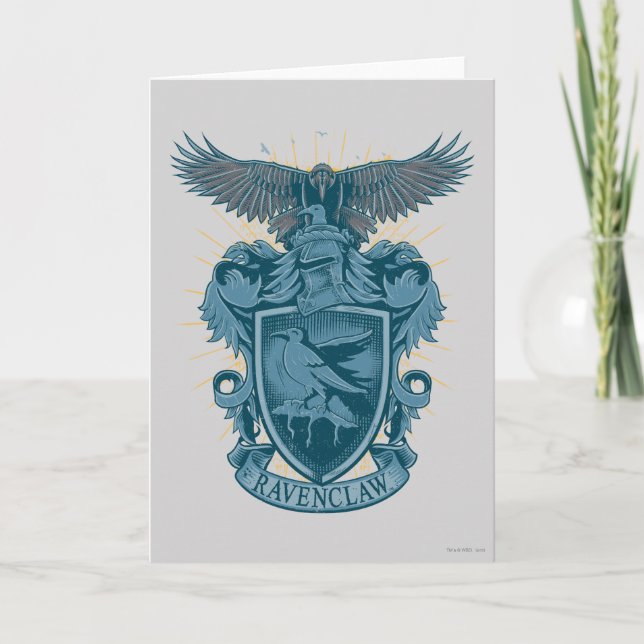 Cartão Harry Potter | Ravenclaw Crest (Frente)