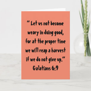 Cartão "Harvest" Scripture Greeting Card