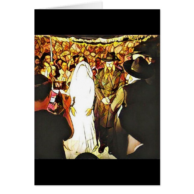 Cartão Hassidic Wedding (Frente)