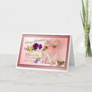 Cartão Hatter do rosa do feliz aniversario