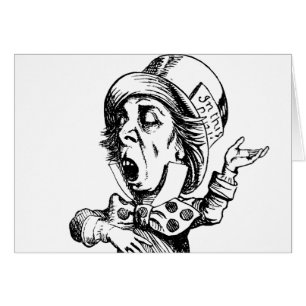 Cartão Hatter louco