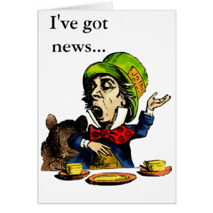 Cartão Hatter louco