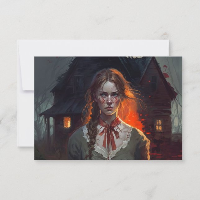 Cartão Haunting house (Frente)