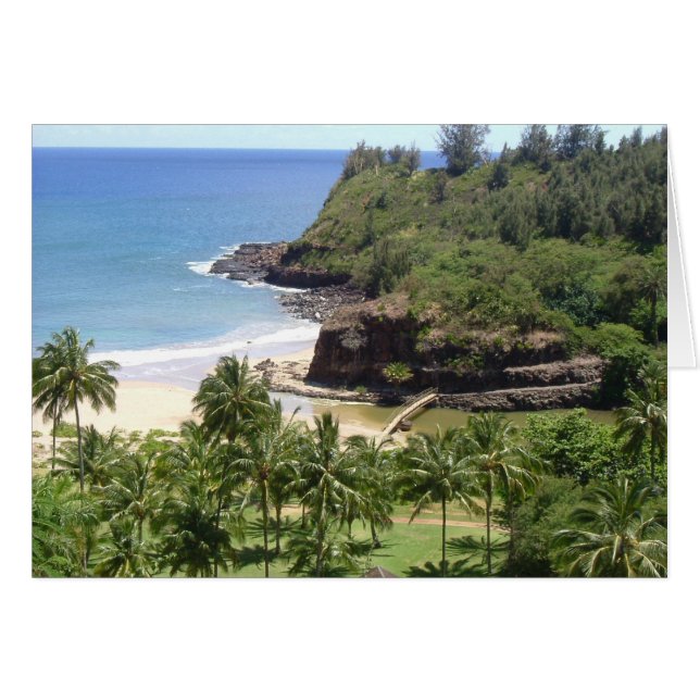 Cartão Havaí (Frente horizontal)